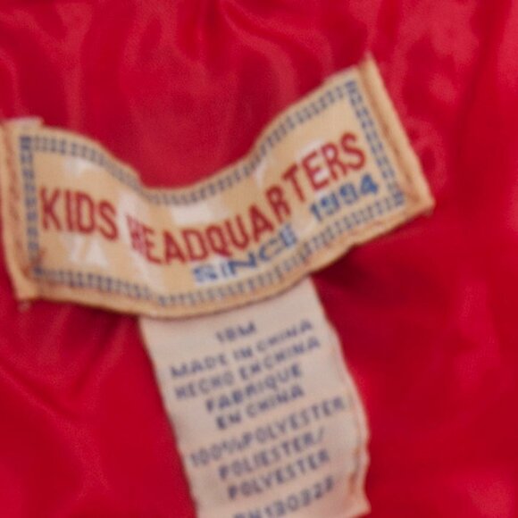 Kids Headquarters Red Puffer Vest – Baby Boy 18 Months – Zip Front, Snap Pockets - Picture 3 of 5